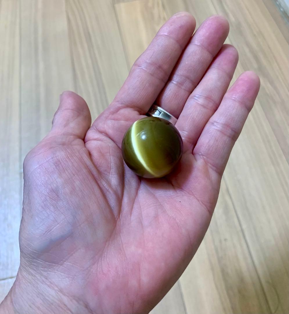 超特大キャッツアイ猫目石球(玉)開運パワーストーン 値下げ20%OFF