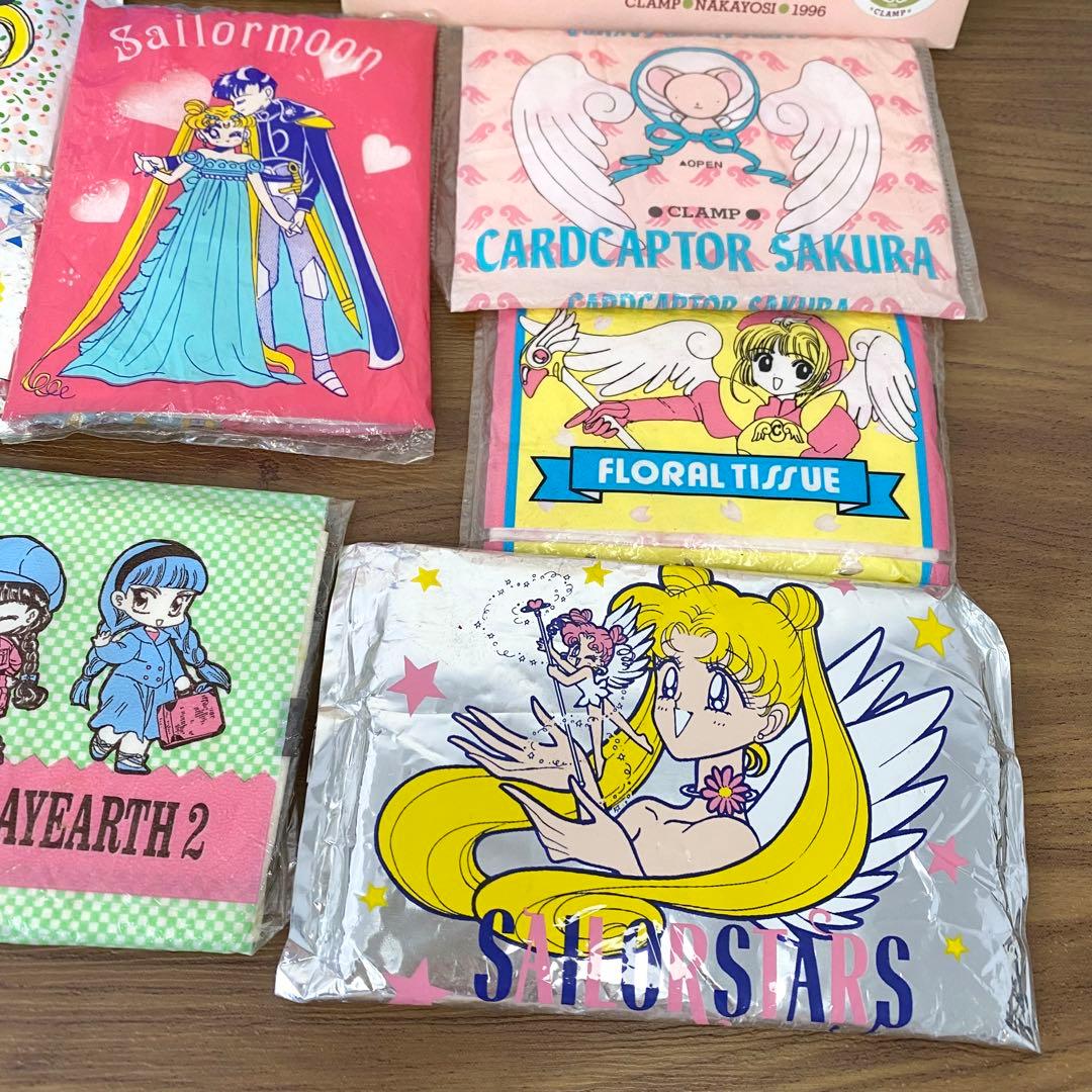 なかよし 付録 レターセット ティッシュ セーラームーン カードキャプターさくら