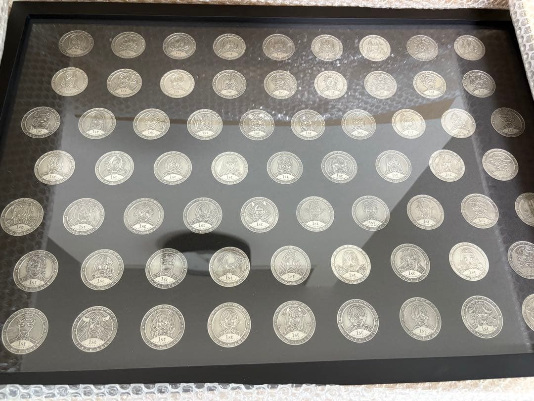 にじさんじ1周年記念メダル　65種コンプリートセット（額縁付き）