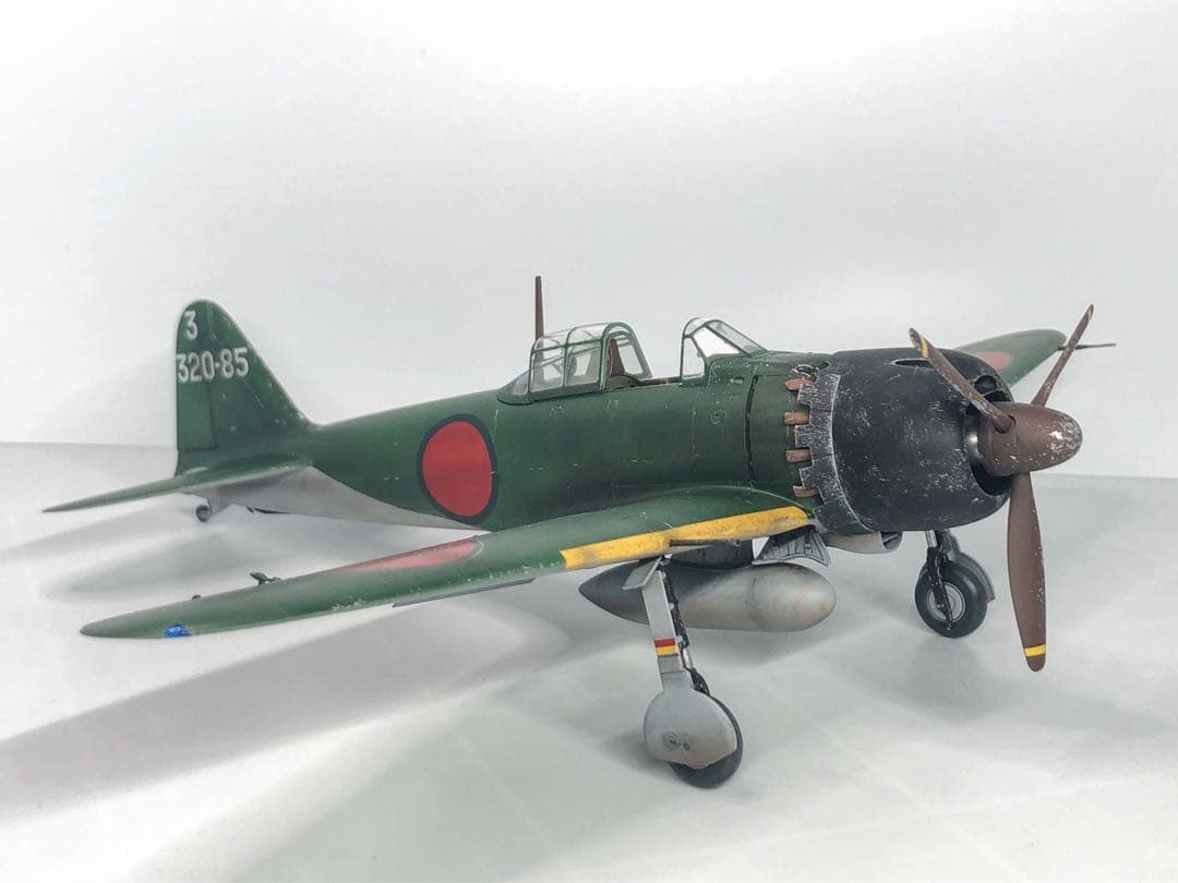 【海賊プラモデル屋完成品】TAMIYA 1/48 零戦52型