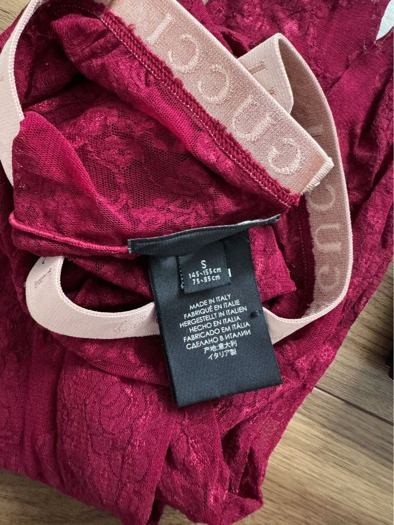 GUCCI レースタイツ Sサイズ 箱付き