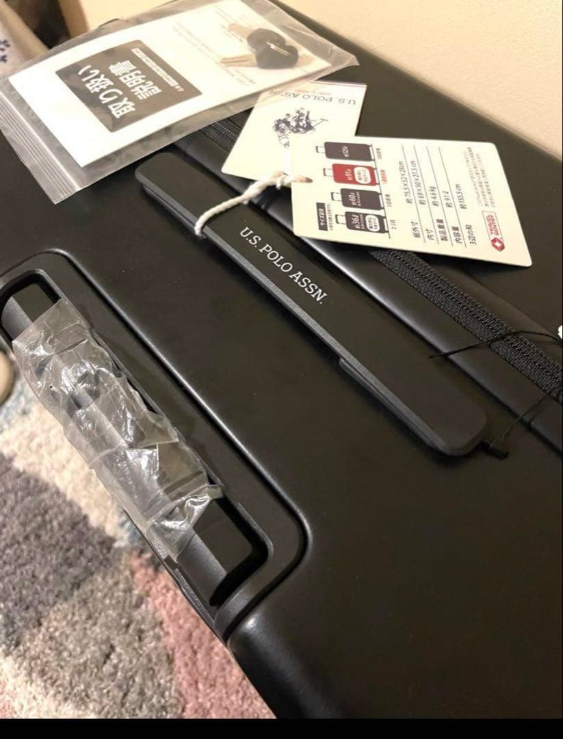 新品　ユーエスポロ アッスン　US3002 キャリーバッグ 黒　Lサイズ　91L