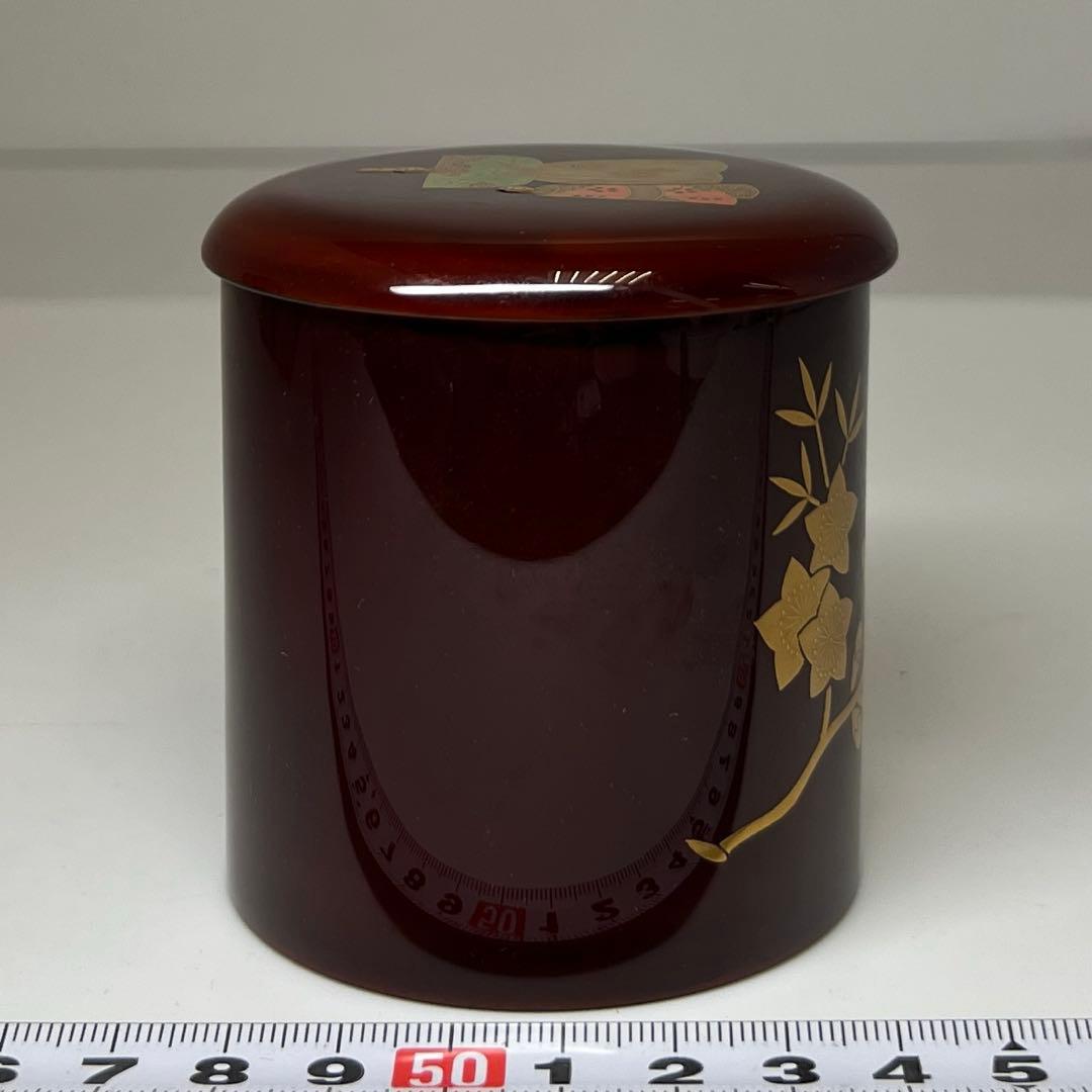 道場宗廣 立雛 寸切茶器 共箱 高さ7.5cm 東キ7-1122☆2F