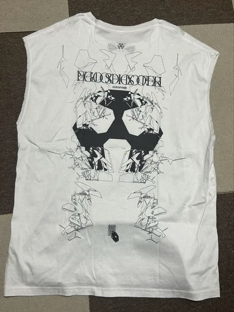 ACRONYM S25-PR-B ノースリーブTシャツ ホワイト