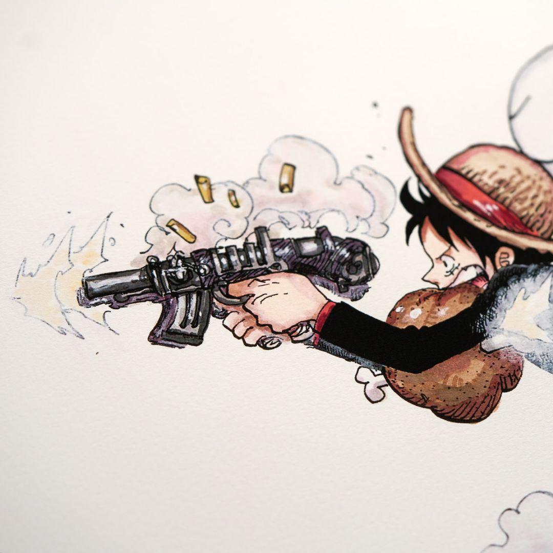 集英社 マンガアート ワンピース ATTACK!! 複製原画 NFT 抽選品