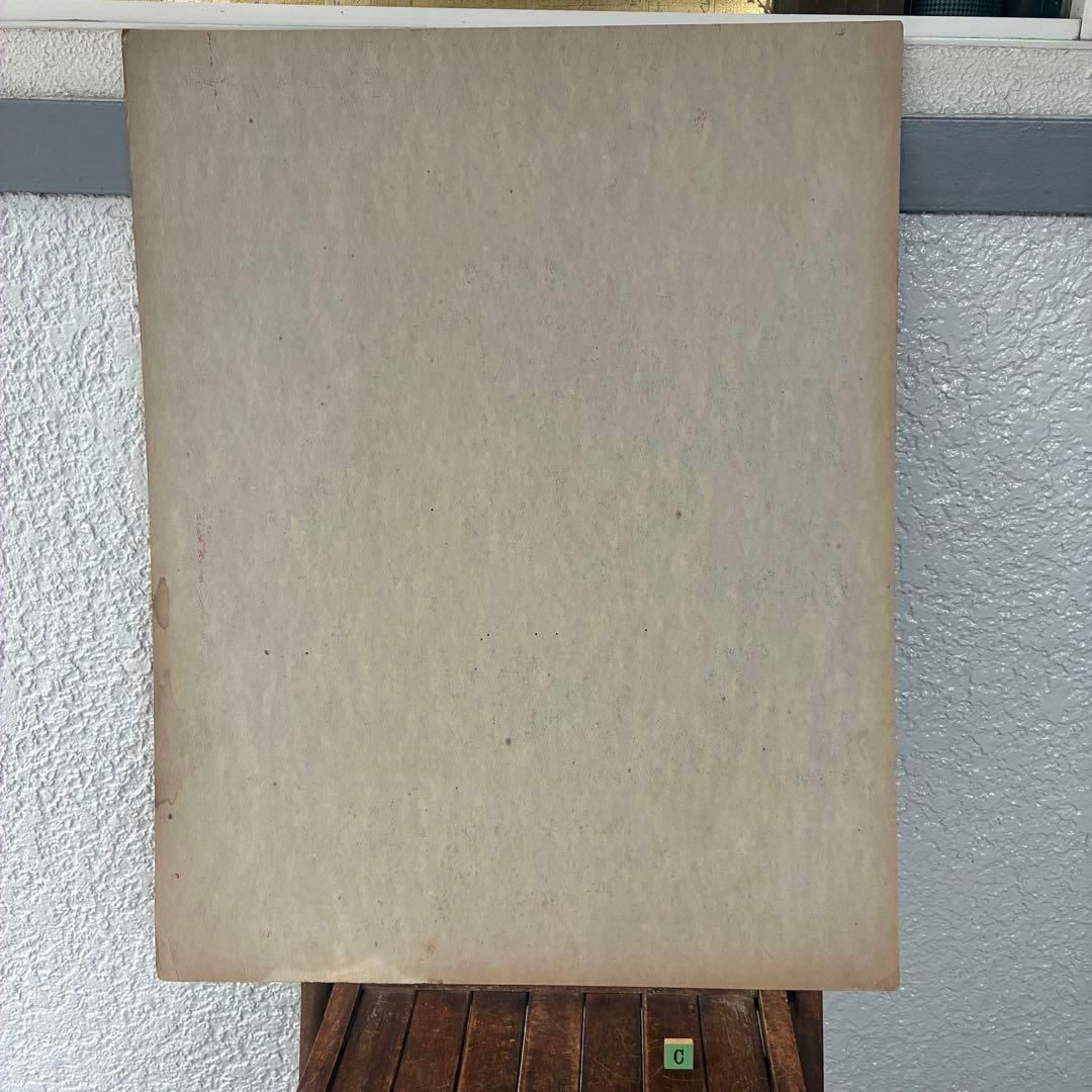 BIG！50's〜アメリカアンティーク　実物遊園地サーカス広告　ヴィンテージ雑貨