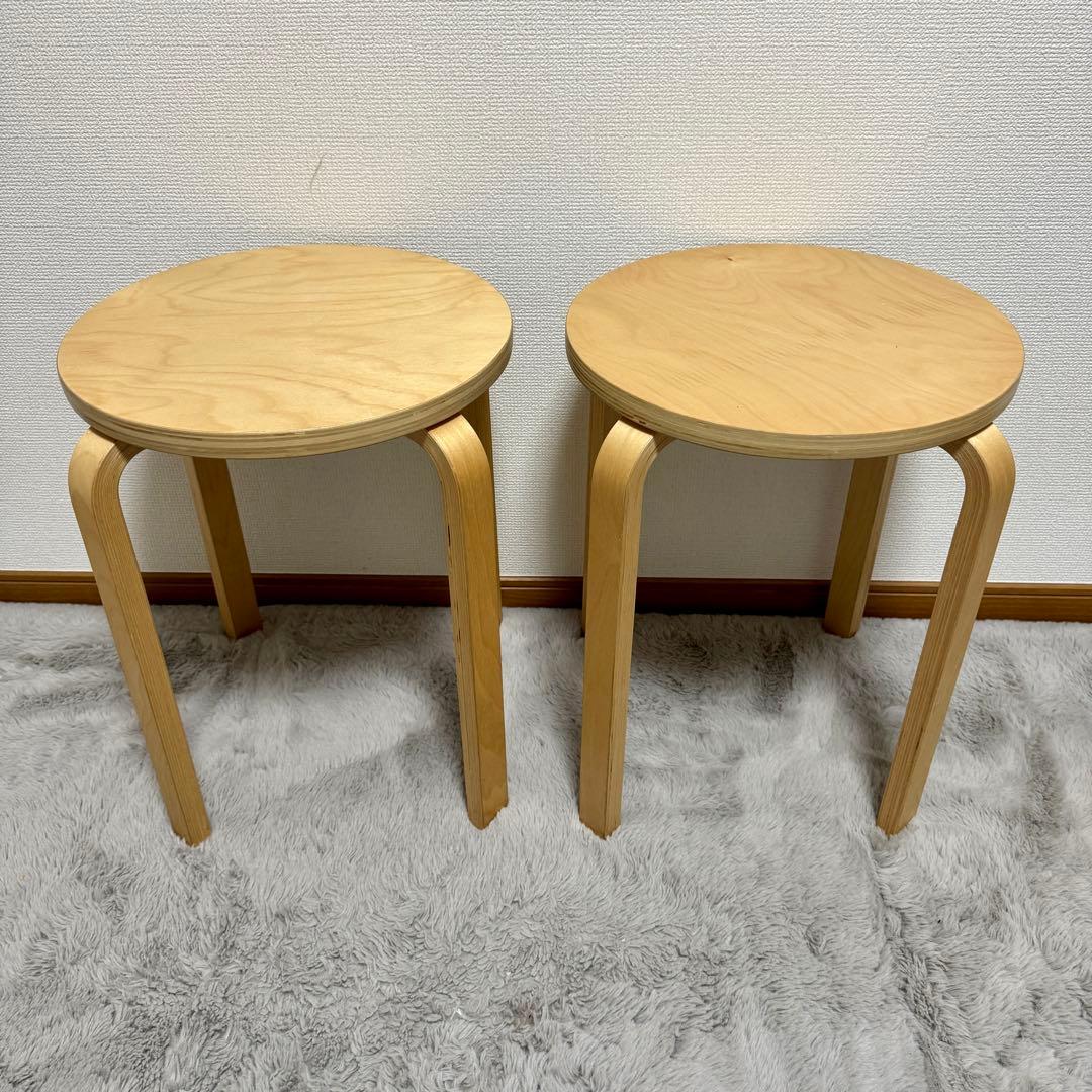 IKEA FROSTA フロスタ スツール 2脚セット