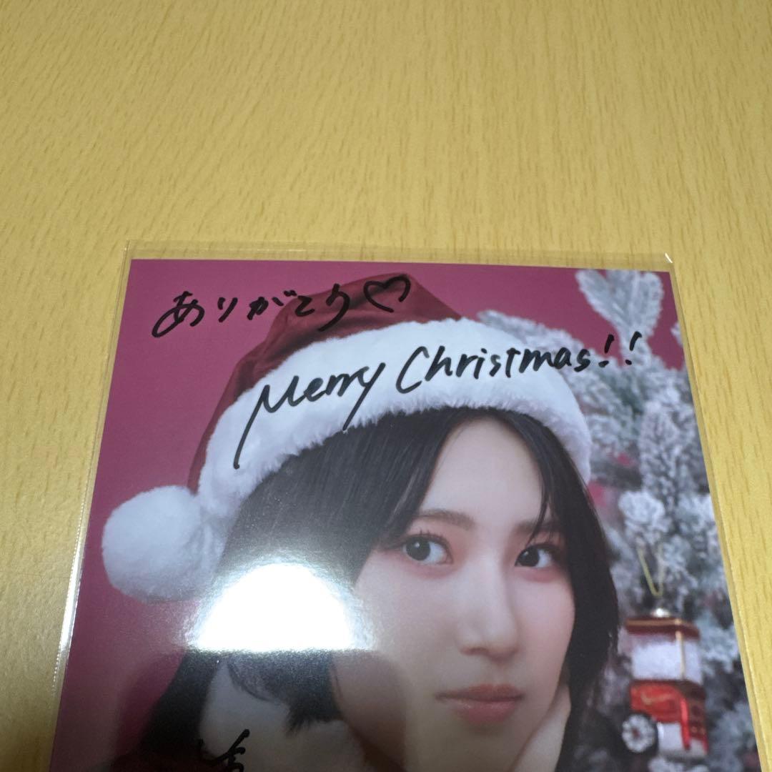 み*い様 櫻坂46 的野美青 【 2025年 サンタ衣装（直筆サイン入り）】 ア