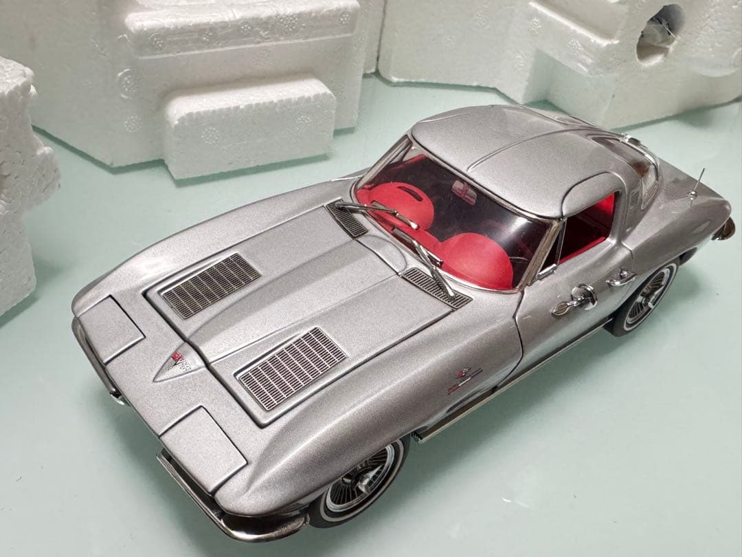 フランクリンミント 1/24 1963 コルベット 赤内装 ダイキャスト