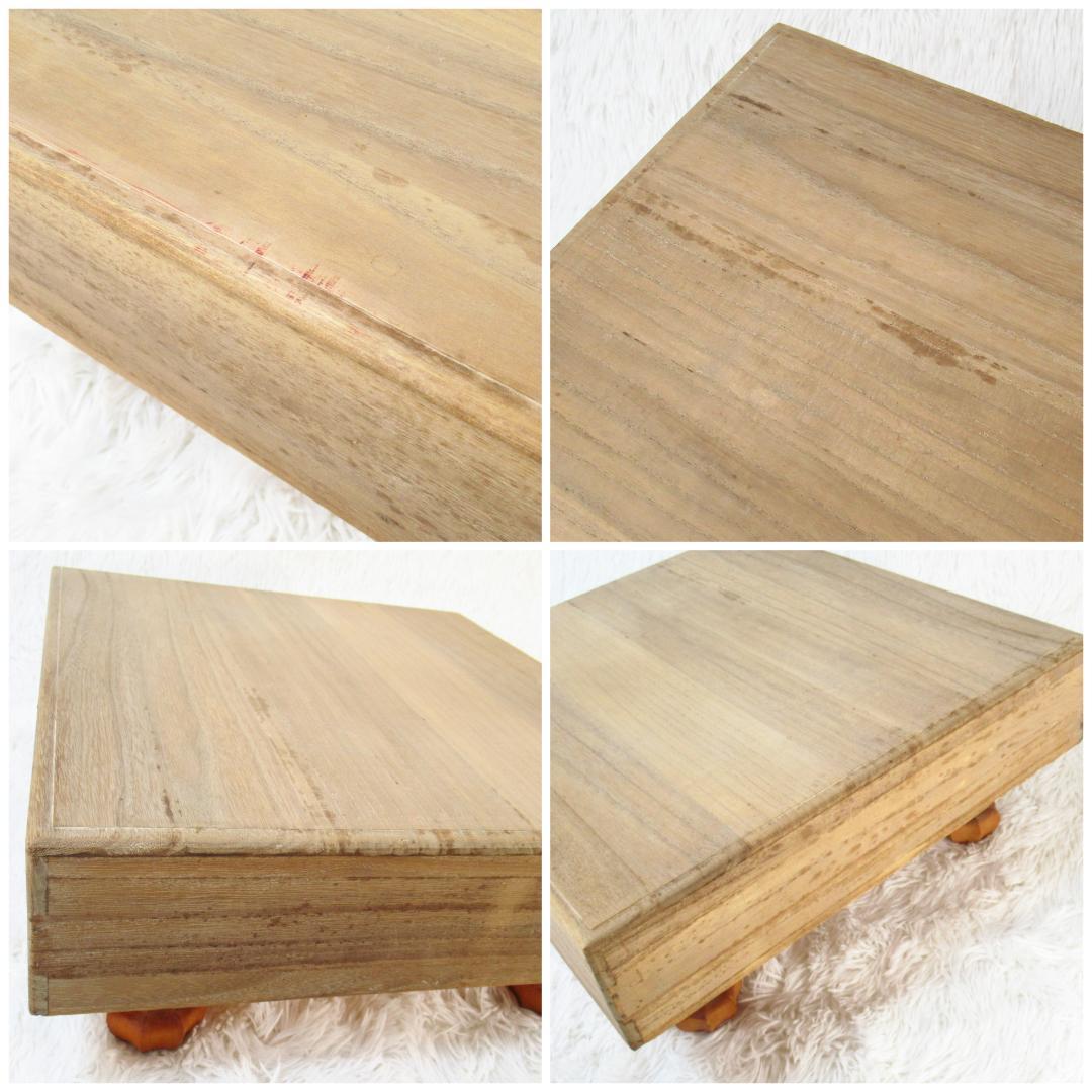 高級 本榧 碁盤 囲碁盤 柾目 ハギ盤 5枚継 厚さ8.6cm 2寸8分 脚付き