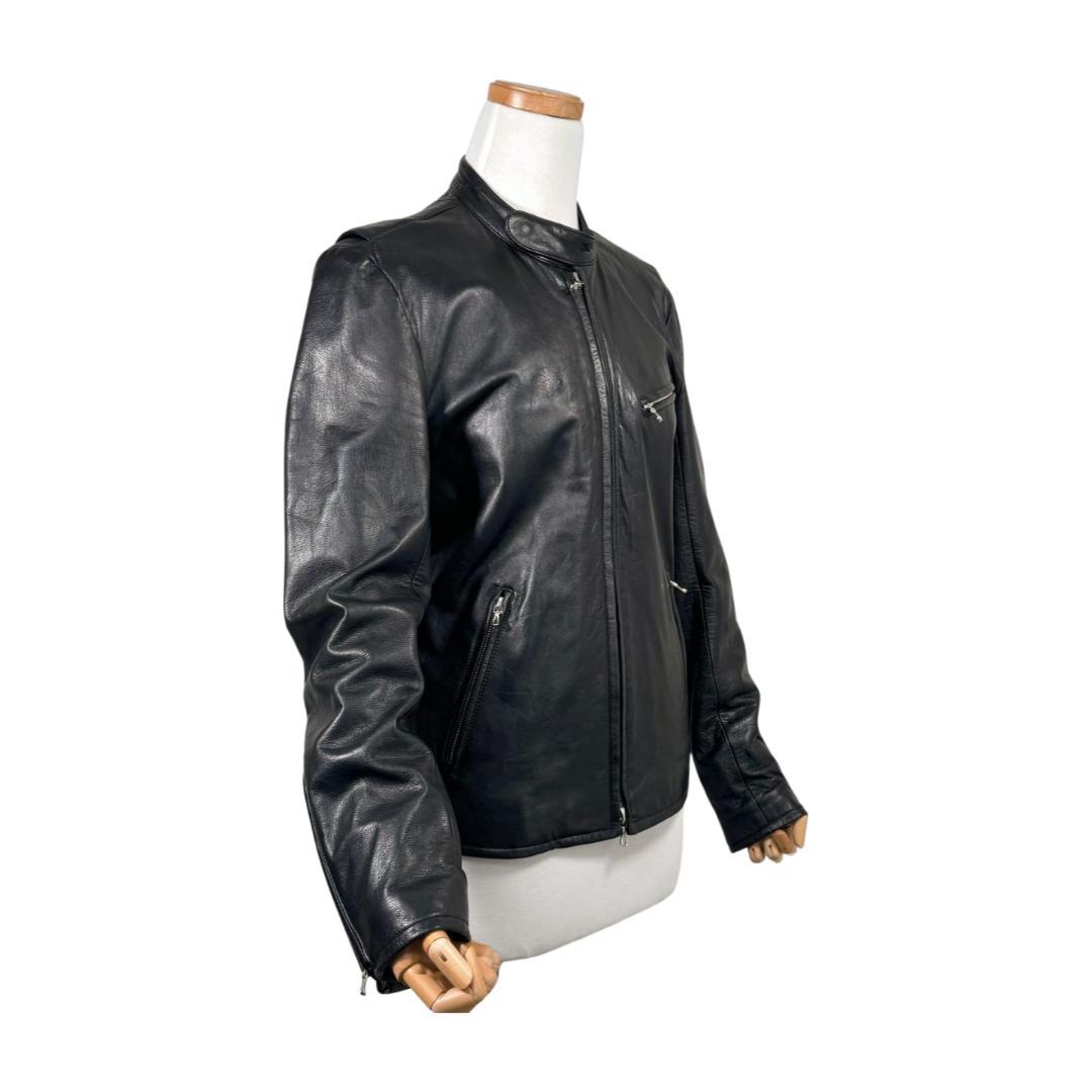 美品/メンテ済 リチウムオム 牛革ライダース 48 タイト riri