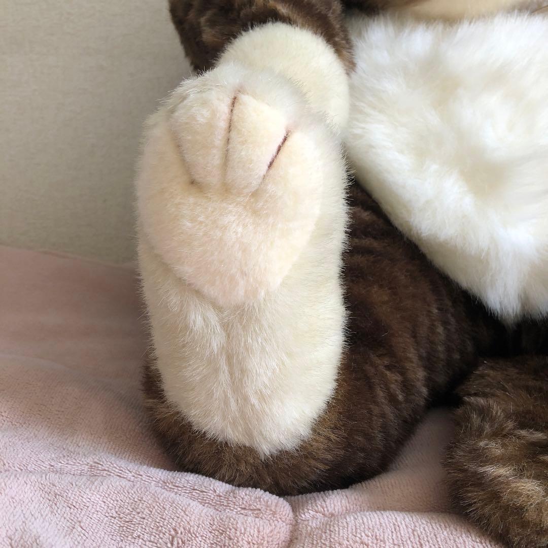 オリエンタルトーイ　ジョリーマンマ　特大　眠り猫ぬいぐるみ　紙タグ有　中古品