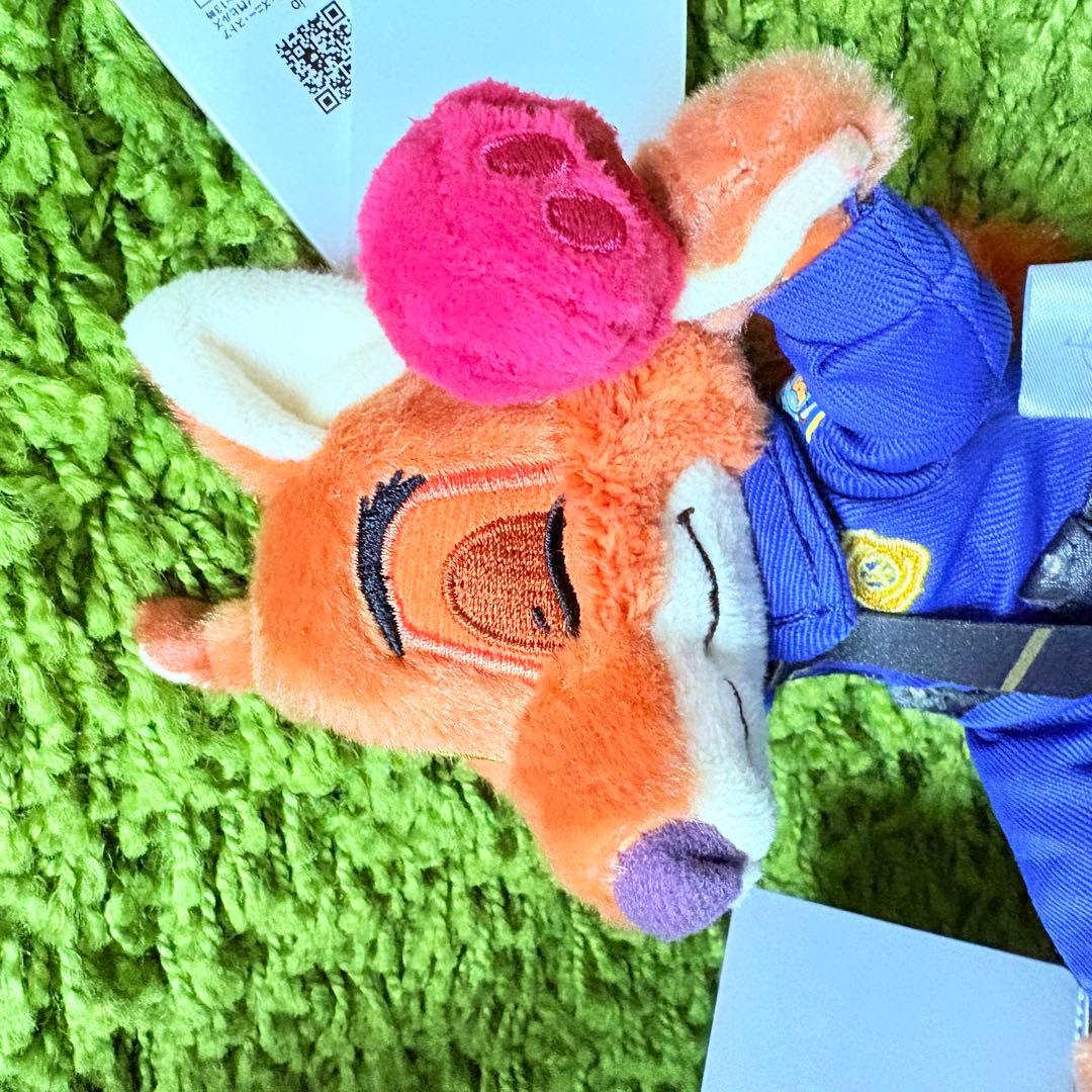 ズートピア　ニック　mogumogu ぬいぐるみ&キーチェーン　2点