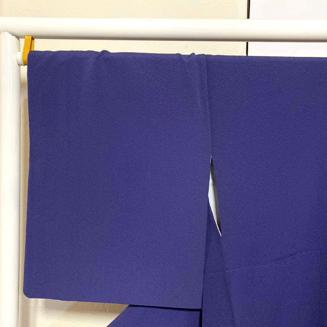 着物-辻が花着物122桐屋翠山工房本格辻が花深藍紫に幻想のぼかし絞りやまと誂製