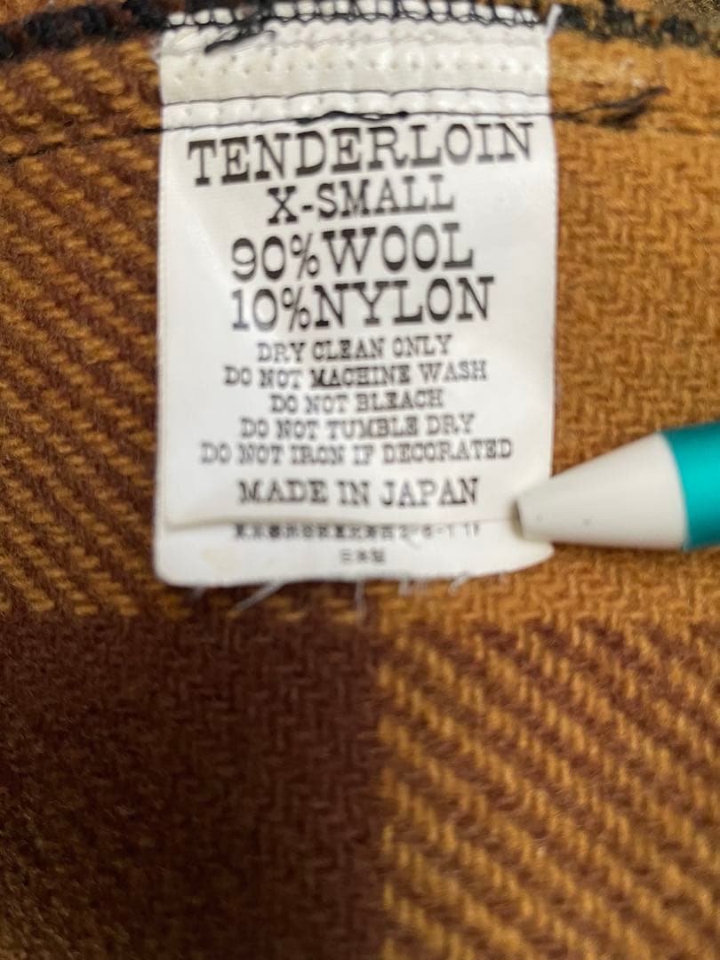 Tenderloin テンダーロイン バッファロージャケット36 xs
