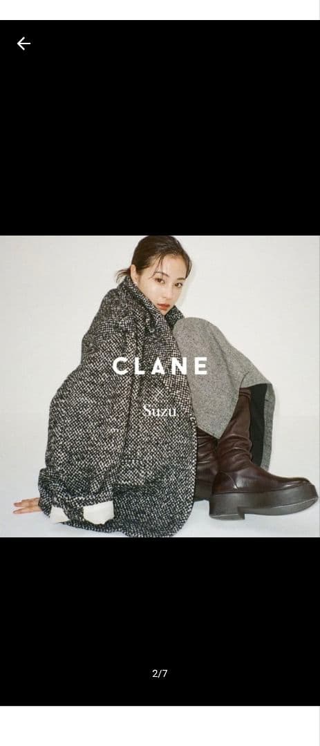 CLANE×広瀬すず CLANE MIX COLOR OVER COAT