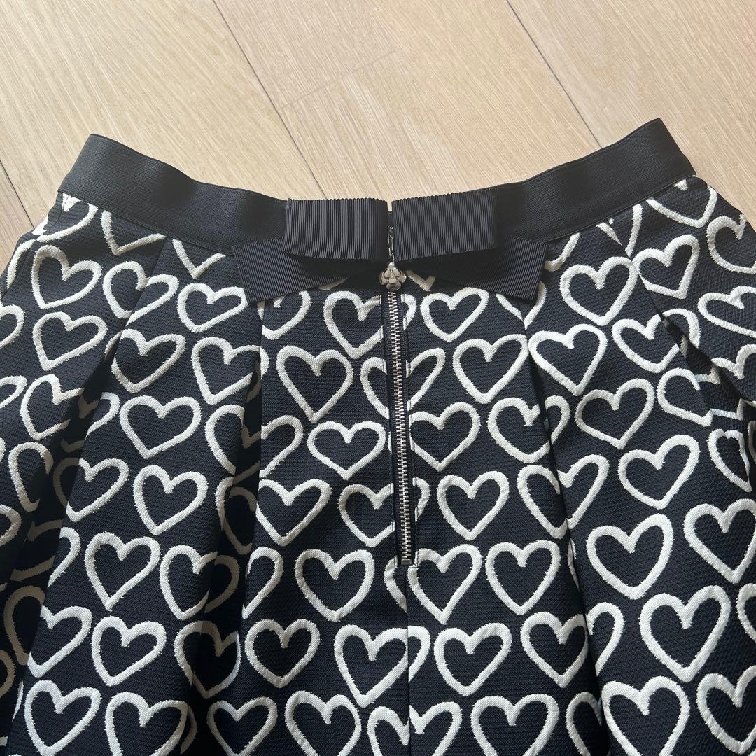 M'S GRACY ハート柄 フレアスカート 40