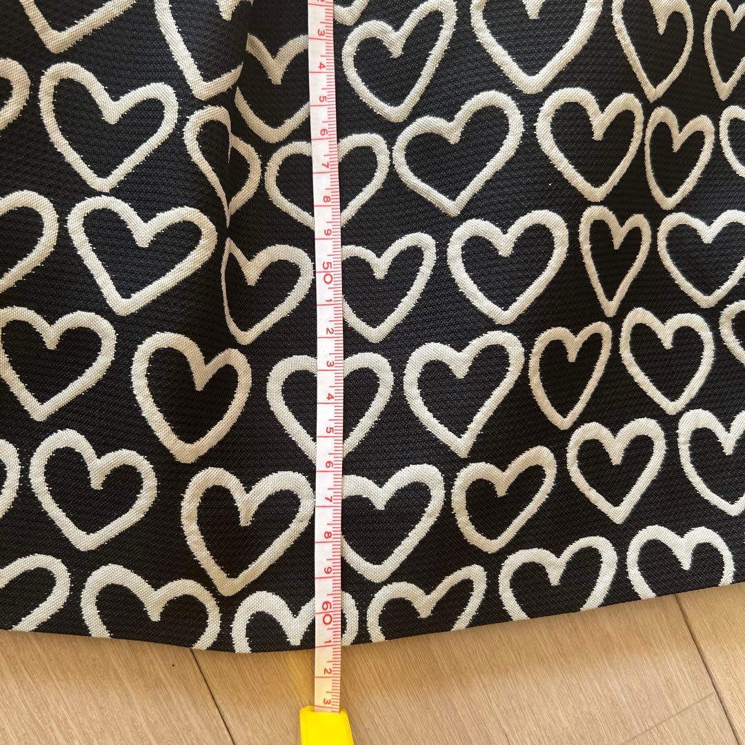 M'S GRACY ハート柄 フレアスカート 40