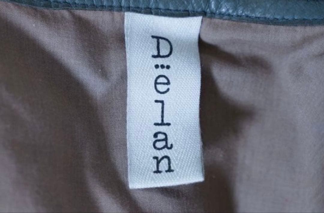 t　DELAN ラムスキンシングルライダース