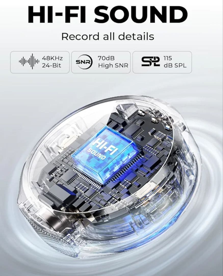 割引/Hollyland-Lark M2-ワイヤレスマイク-ノイズキャンセル機能