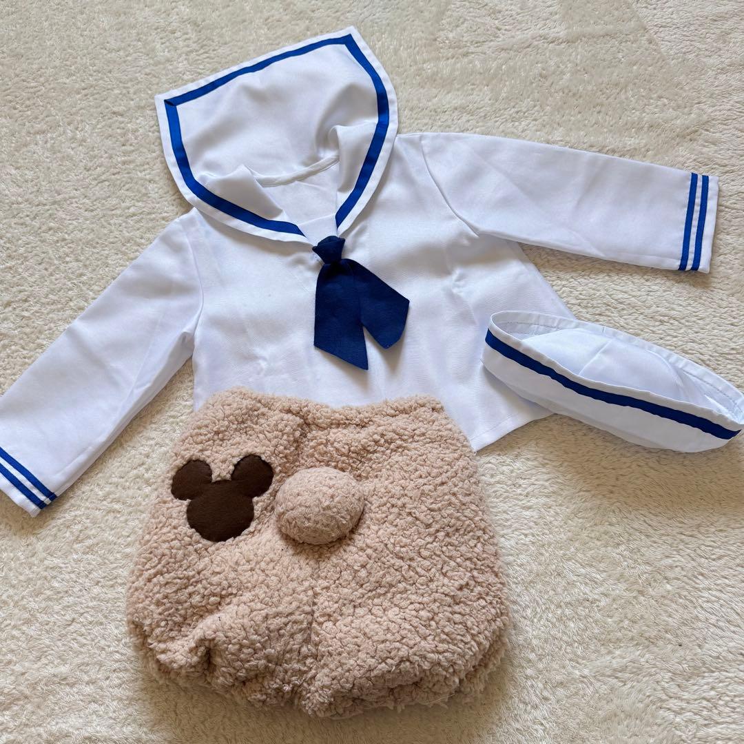 ダッフィー セーラー　80 90 100 ディズニー　コスプレ　なりきり　子供