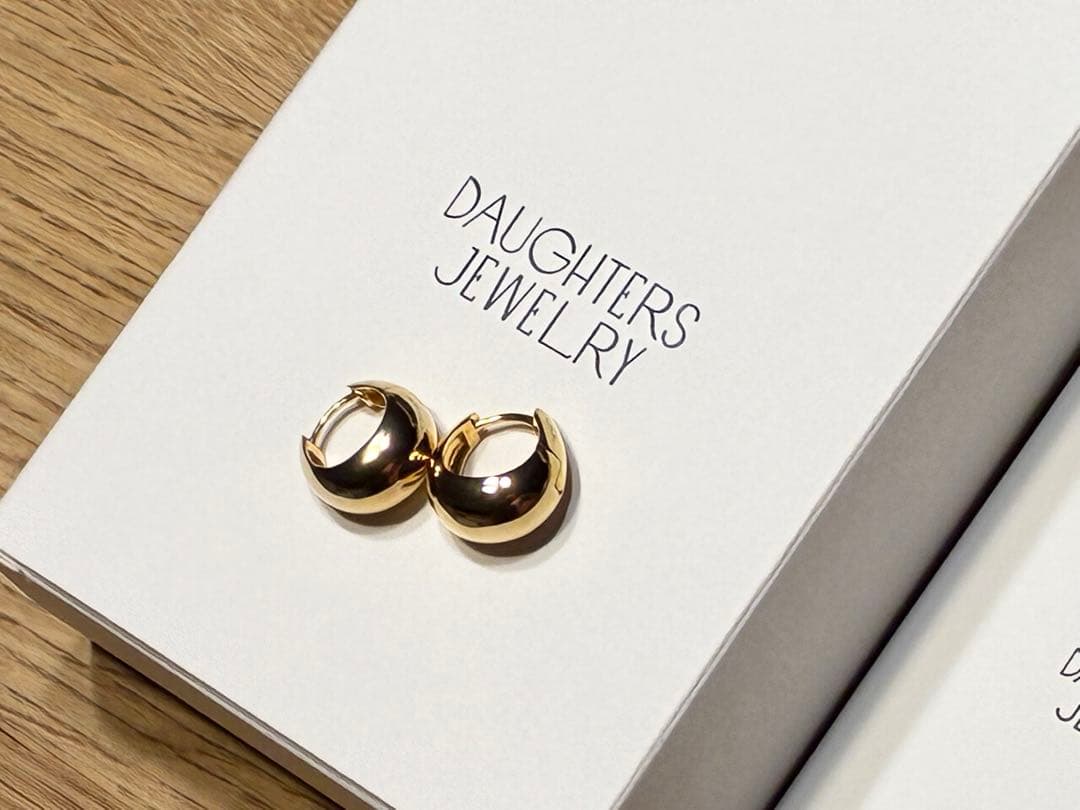 DAUGHTERS JEWELRY Dewy hoopピアス