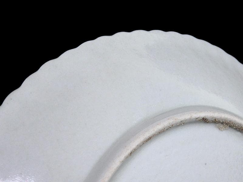 古伊万里　色絵　花に唐草の図　6寸半皿　江戸期　C058AS-CSz