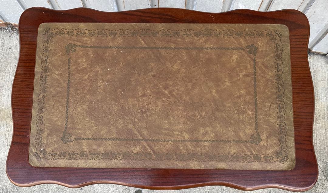 昭和レトロ　マガジンラック　雑誌入れ　新聞入れ　サイドテーブル　木製