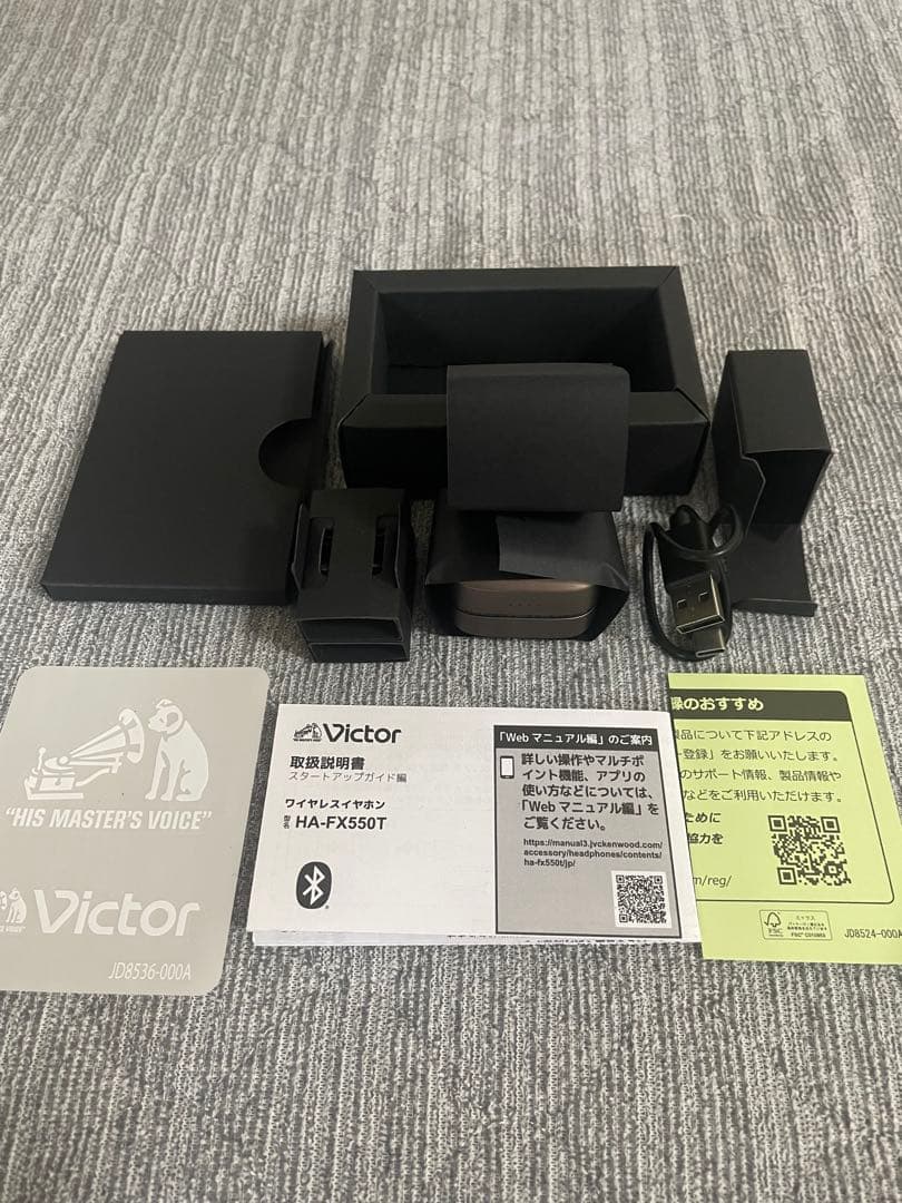 Victor FX550T ノイズキャンセリング イヤホン