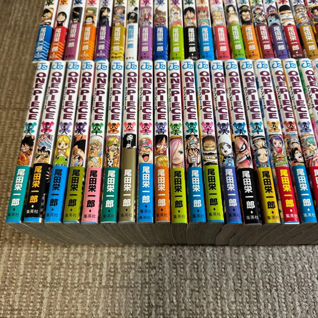 全巻初版 ワンピース 1巻～113巻 ●帯、冊子、はがき● 全巻セット