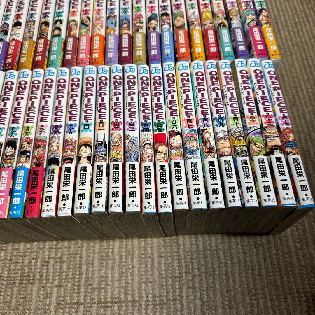 全巻初版 ワンピース 1巻～113巻 ●帯、冊子、はがき● 全巻セット