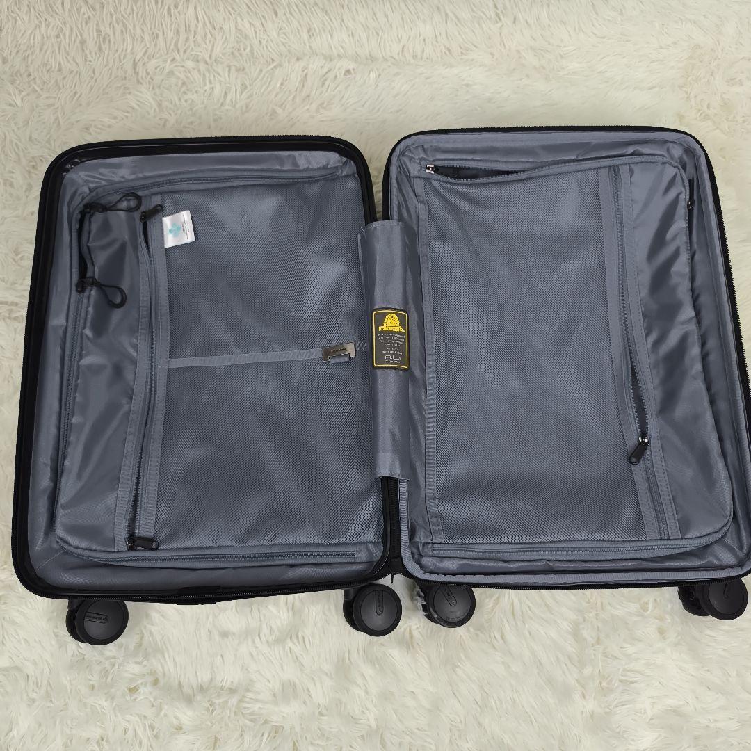 ✨極美品✨ アジアラゲージ デカかるedge キャリーケース 4輪 機内持込 黒