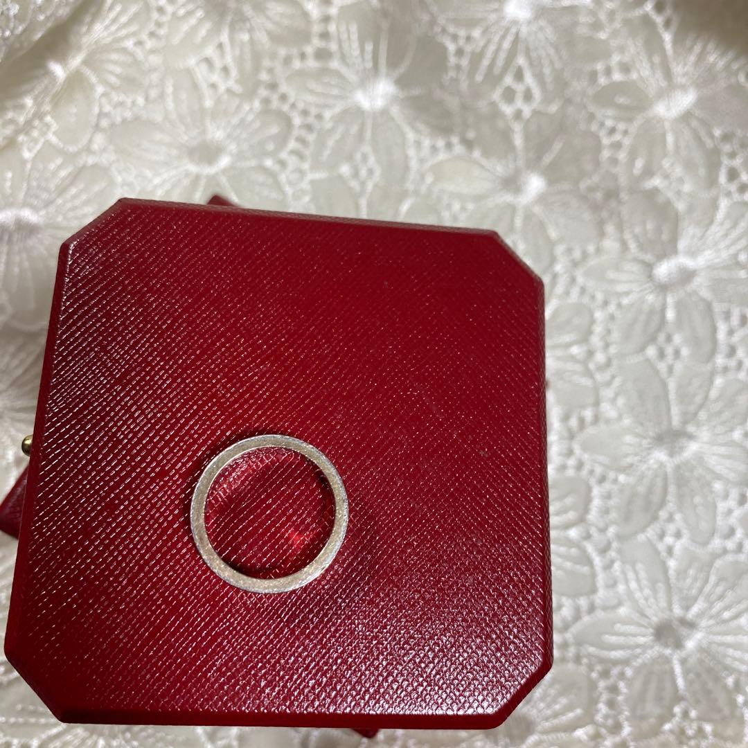 Cartier ラブリングハーフダイヤホワイトゴールド#53（13号）