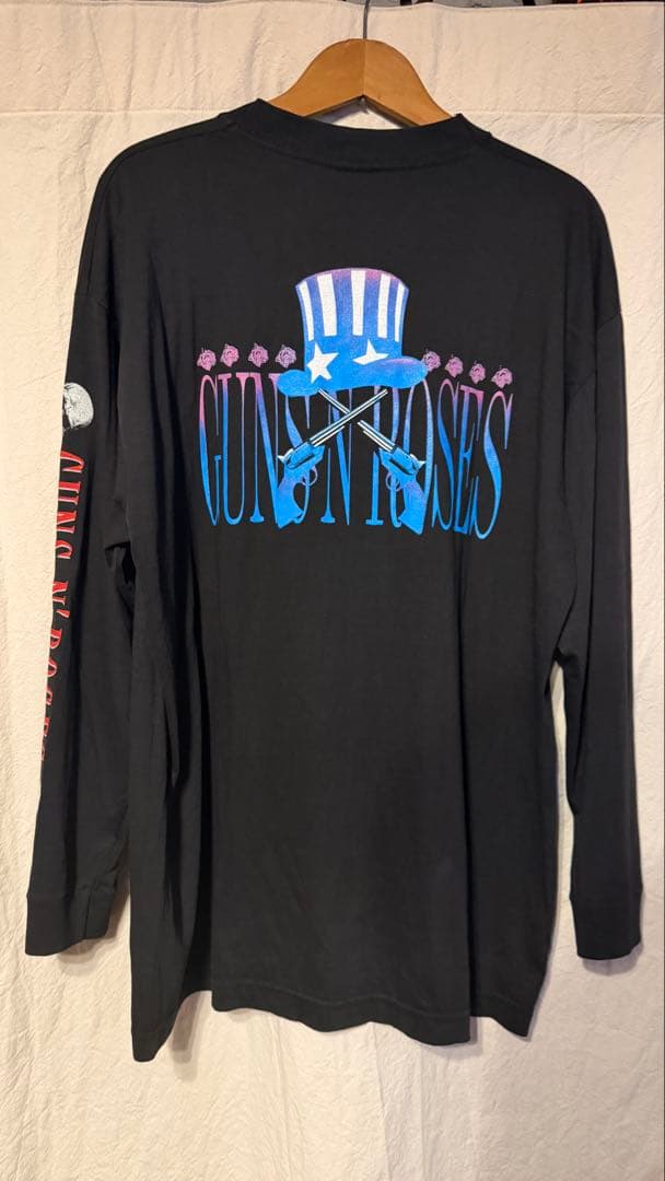 GUNS N ROSES ロングスリーブTシャツ ブラック