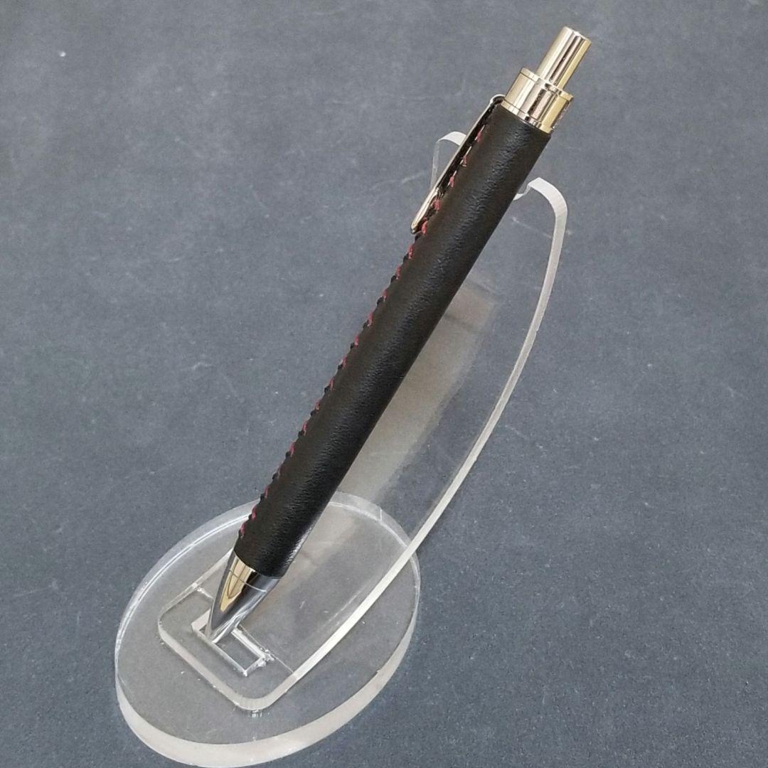 革軸シャーペン 革軸ボールペン イタリアンレザー 本革 ２本セット