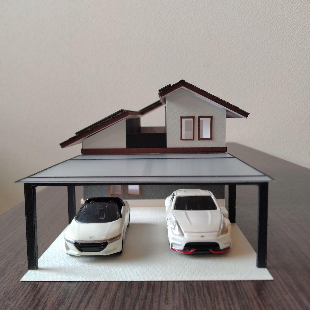 100分の1，2階建て内外模型 No.97『バルコニーでBBQ！！』