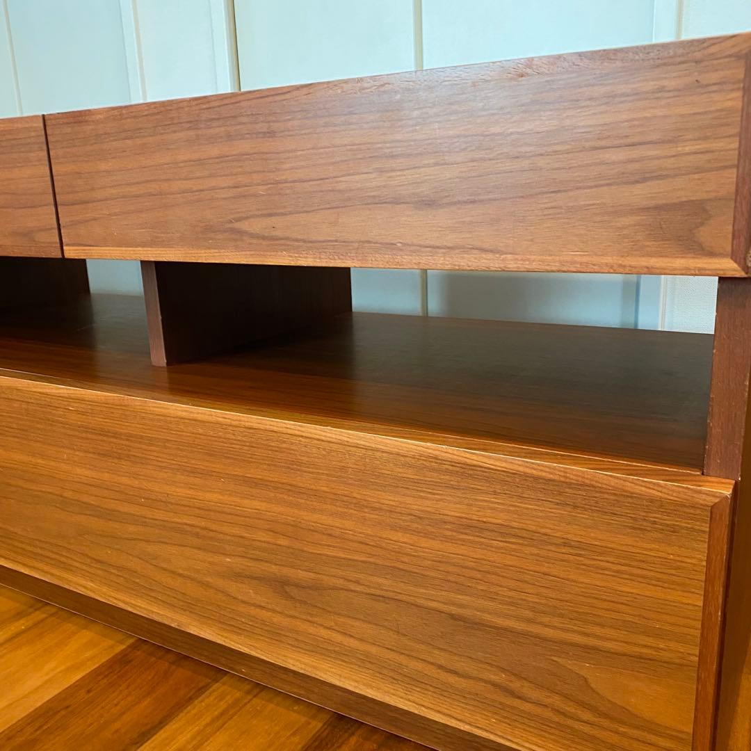 ACTUS アクタス　テレビボード　テレビ台　木目　ブラウン　茶色　高級家具