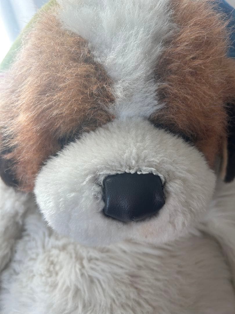 【匿名、即日発送】昭和レトロ　セントバーナード　ぬいぐるみ