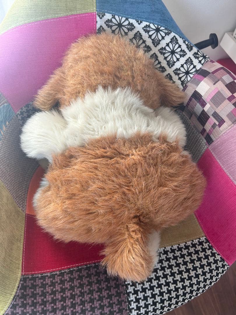 【匿名、即日発送】昭和レトロ　セントバーナード　ぬいぐるみ