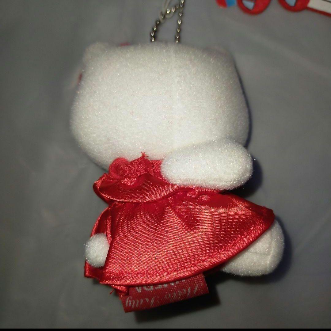 レア★大阪限定梅田バージョン キティ ぬいぐるみ ボールチェーン キーホルダー