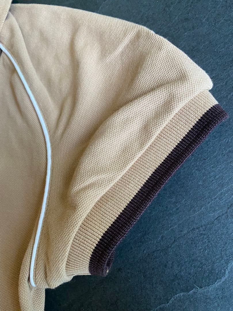 【美品】セリーヌ　ポロシャツ　キャメル　Mサイズ