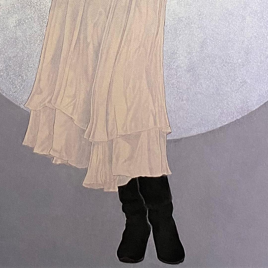 堀泰明、【RONDO】、希少な額装用画集より、新品額装付、状態良好