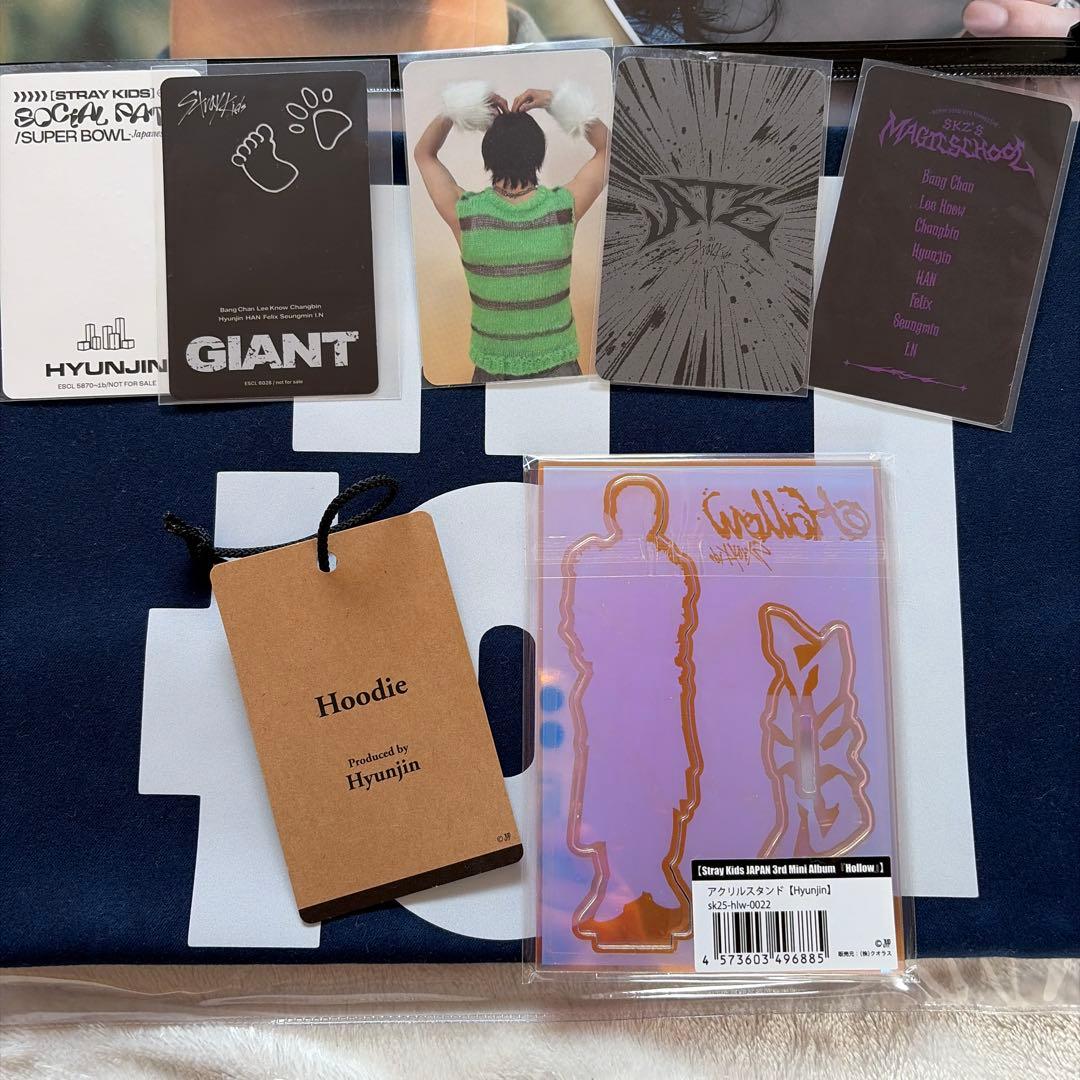 straykids ヒョンジン グッズ　まとめ売り　うちわ　トレカ　アクスタ
