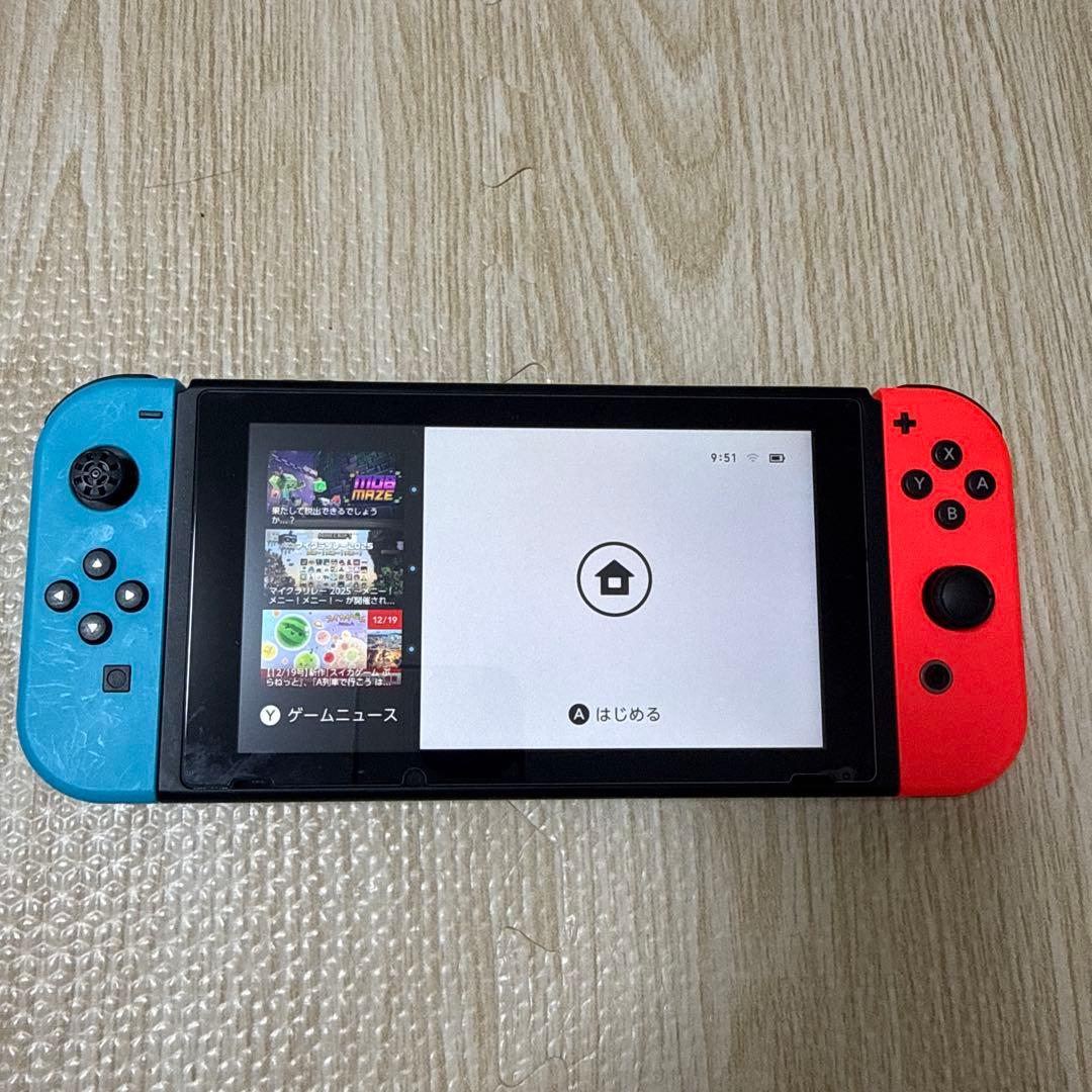 Nintendo Switch 本体 赤・青 Joy-Con 付属品あり
