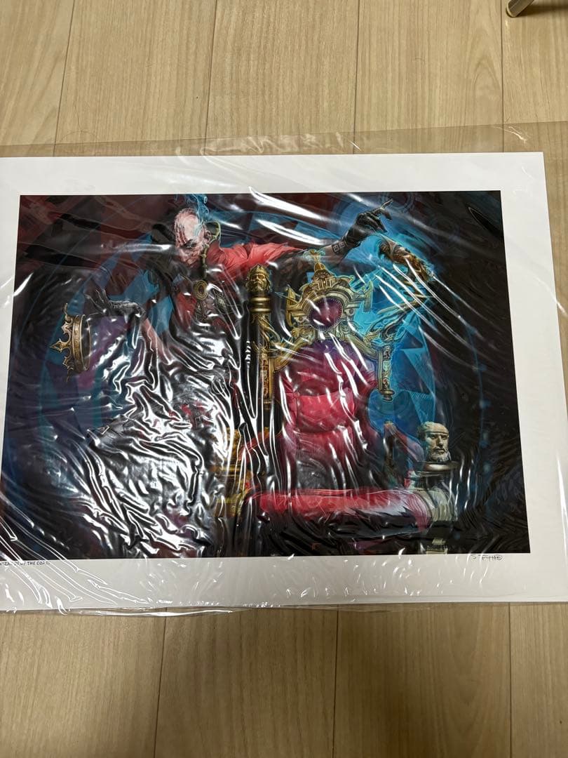 マジックザギャザリング アートプリント　闇の腹心　Dark Confidant