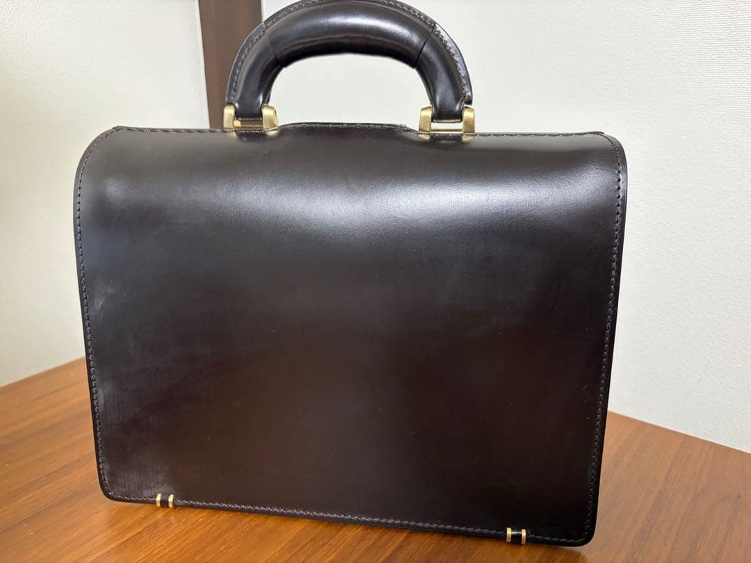 ココマイスター ブライドル ダレスバッグミニ Brown