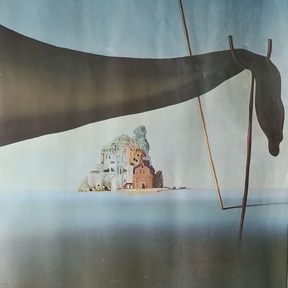 ダリの特大レアポスター(画題・SLEEP)