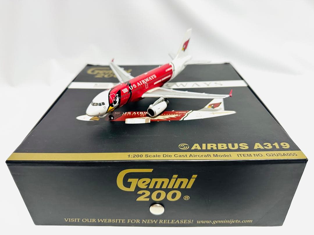 Gemini 1/200 U.S. Airways A319 カージナルス塗装