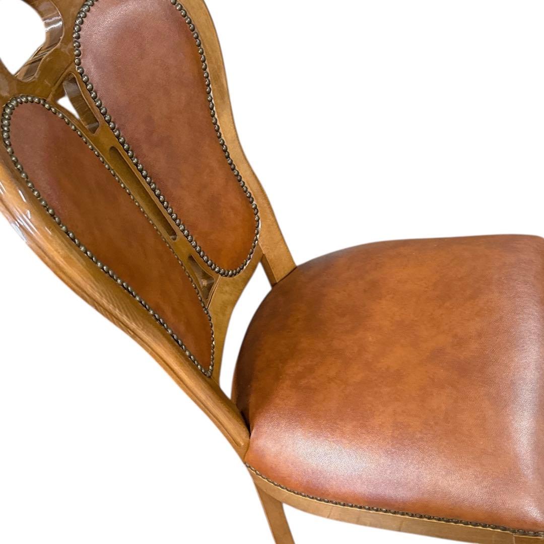 美品【イタリアアンティーク調】【モレロ・ジャンパウロ】【ダイニングチェアー】1脚