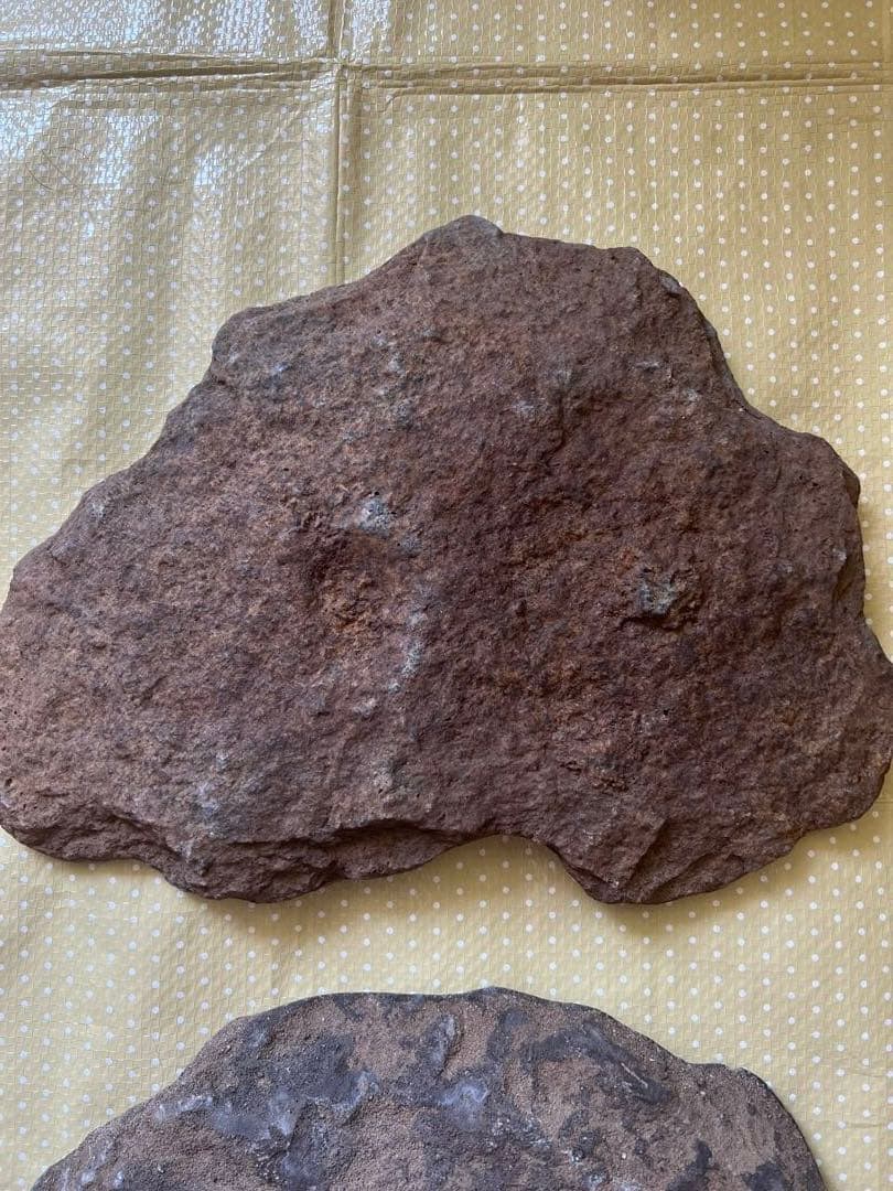 鞍馬石？　大き目の盆栽鉢　3枚セット